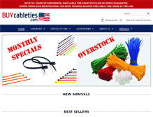 Tablet Screenshot of buycableties.com